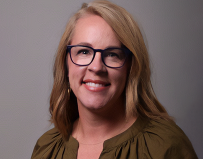 Headshot of Kourtney Shewmaker, PharmD, MBA, BCPS