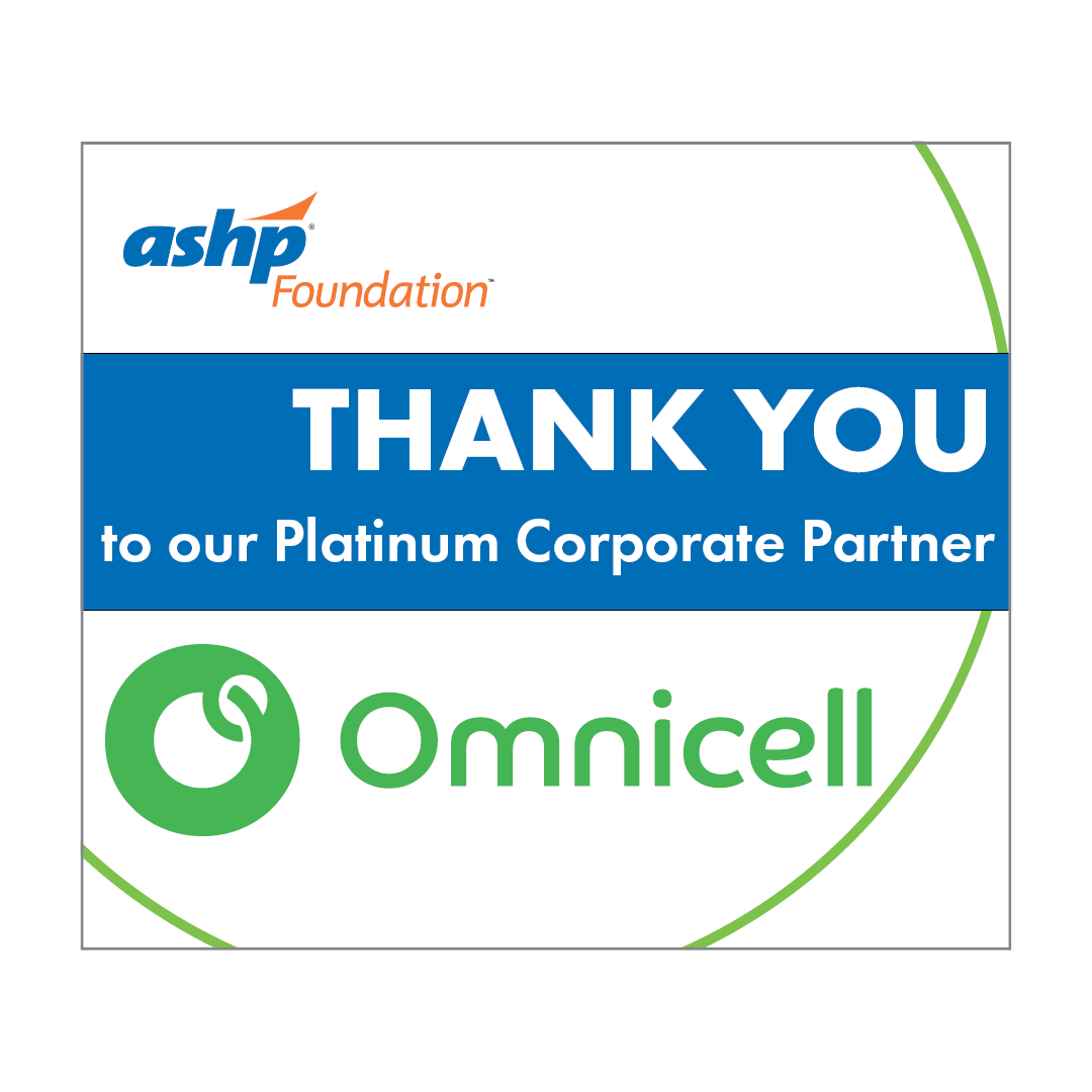 Thank you to our Platinum Corporate Partner Omnicell