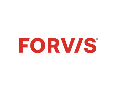 "Forvis" in red capital letters against a white background